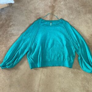 Free people found my friend sweatshirt